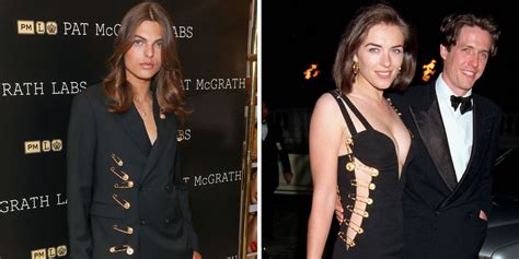 Elizabeth Hurley's Son Recreates Her Iconic Versace Safety Pin 